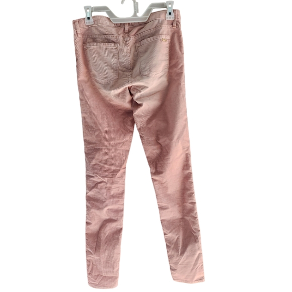 NWT Juicy Couture Women's Worn Skinny Pink Corduroy Pants Size 27 (US 4) - Picture 2 of 9